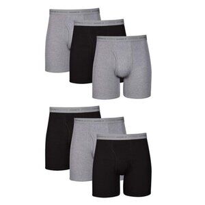 Underwear Boxer Briefs Pack, Cool & Breathable Cotton Underwear for Men,